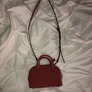 ZARA crossbody mini patent purse
